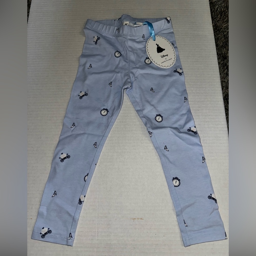 Janie and Jack Disney Cinderella leggings size 3t